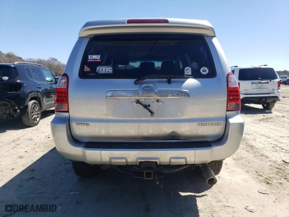 2006 Toyota 4Runner SR5 with VIN JTEBT14R360060261, listed as a Copart auction lot 50013675 with 274,675 mi miles and Clean Title. Bid and sale history available at carsss.com. Image 6.