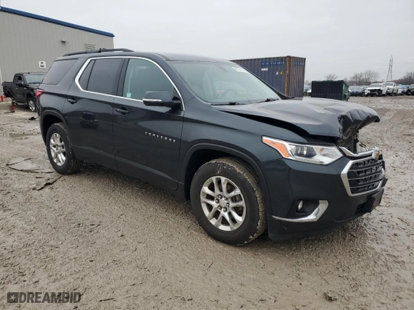 2020 Chevrolet Traverse LT Leather with VIN 1GNEVHKW4LJ255246, listed as a Copart auction lot 80734474 with 86,670 mi miles and Salvage Title. Bid and sale history available at carsss.com. Image 4.