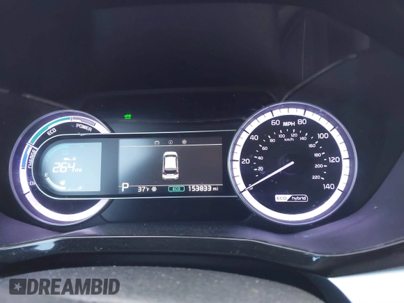 2020 Kia Niro LX with VIN KNDCB3LC9L5360907, listed as a IAAI auction lot 41229033 with 153,833 mi miles. Bid and sale history available at carsss.com. Image 7.