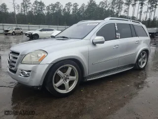 2009 Mercedes-Benz GL-Class 5.5L with VIN 4JGBF86E89A482745, listed as a Copart auction lot 89185425 with 208,996 mi miles and Salvage Title. Bid and sale history available at carsss.com. Image 1.