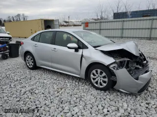 2020 Toyota Corolla LE with VIN JTDEPRAE8LJ072840, listed as a Copart auction lot 47657795 with 91,906 mi miles and Salvage Title. Bid and sale history available at carsss.com. Image 4.