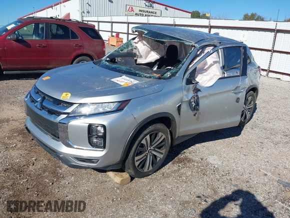 2021 Mitsubishi Outlander Sport SE with VIN JA4APVAU5MU012846, listed as a IAAI auction lot 41055582 with 1 mi miles. Bid and sale history available at carsss.com. Image 2.