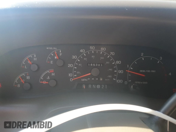 2000 Ford F-350 XL z VIN 1FTWW33F1YED10988, wystawiony jako Copart lot #60320125 z przebiegiem 185 381 mil mil oraz Czysty tytuł • Clean title. Historia ofert i sprzedaży dostępna na DreamBid. Obrazek 9.