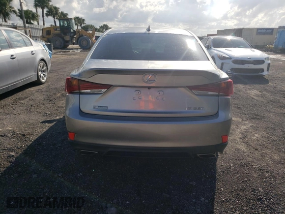 2017 Lexus IS 350 with VIN JTHBE1D25H5030104, listed as a Copart auction lot 85738494 with 101,201 mi miles and Salvage Title. Bid and sale history available at DreamBid. Image 6.