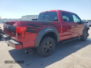 2018 Ford F-150 XL with VIN 1FTEW1E59JFE69696, listed as a Copart auction lot 55528584 with 77,186 mi miles and Salvage Title. Bid and sale history available at carsss.com. Image 3.
