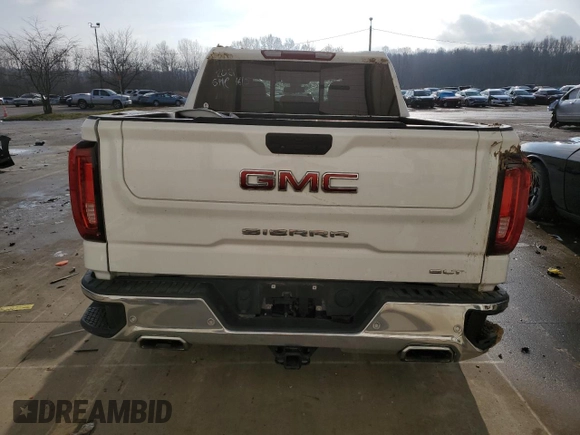 2021 GMC Sierra 1500 SLT z VIN 3GTU9DED6MG221615, wystawiony jako Copart lot #86548844 z przebiegiem Nie podano mil oraz Szkoda całkowita • Salvage title. Historia ofert i sprzedaży dostępna na DreamBid. Obrazek 6.