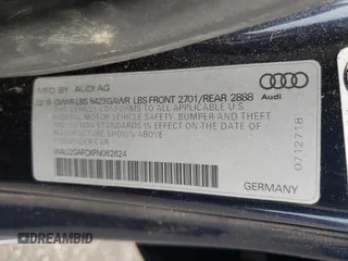 2015 Audi A7 3.0 Prestige with VIN WAU2GAFCXFN062624, listed as a Copart auction lot 68480264 with 86,064 mi miles and Salvage Title. Bid and sale history available at carsss.com. Image 14.