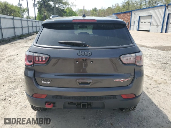 2019 Jeep Compass Trailhawk with VIN 3C4NJDDB9KT668729, listed as a Copart auction lot 51671255 with 116,398 mi miles and Clean Title. Bid and sale history available at DreamBid. Image 6.