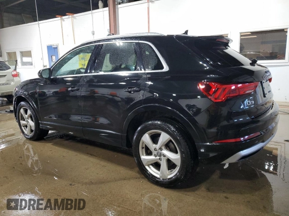 2019 Audi Q3 Premium Plus with VIN WA1BECF32K1086531, listed as a Copart auction lot 41711405 with 49,934 mi miles and Salvage Title. Bid and sale history available at carsss.com. Image 2.