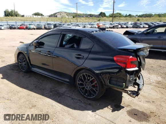 2018 Subaru WRX Premium with VIN JF1VA1B65J9803903, listed as a Copart auction lot 72240224 with 75,416 mi miles and Salvage Title. Bid and sale history available at carsss.com. Image 2.