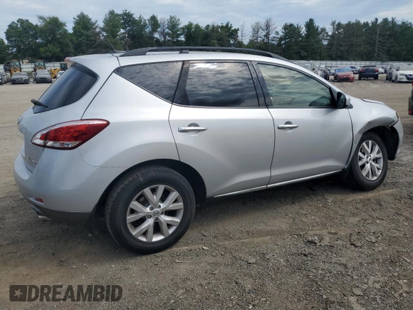 2014 Nissan Murano LE with VIN JN8AZ1MW6EW510473, listed as a Copart auction lot 60389974 with 105,038 mi miles and Salvage Title. Bid and sale history available at carsss.com. Image 3.