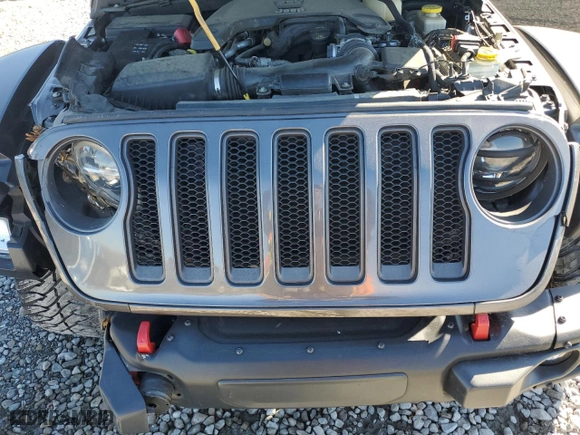 2018 Jeep Wrangler Unlimited Rubicon with VIN 1C4HJXFG4JW298533, listed as a Copart auction lot 45891385 with 80,833 mi miles and Salvage Title. Bid and sale history available at carsss.com. Image 12.