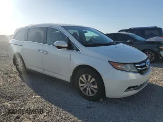 2016 Honda Odyssey SE with VIN 5FNRL5H35GB005538, listed as a Copart auction lot 53326945 with 167,359 mi miles and Salvage Title. Bid and sale history available at DreamBid. Image 4.
