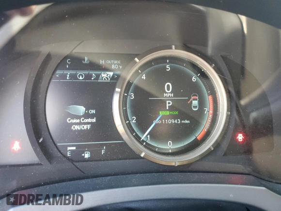 2017 Lexus RC 350 with VIN JTHSE5BC5H5008414, listed as a Copart auction lot 53828685 with 110,943 mi miles and Salvage title. Bid and sale history available at DreamBid. Image 9.