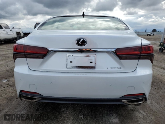 2023 Lexus LS 500 z VIN JTHD51FF4P5018212, wystawiony jako Copart lot #38629154 z przebiegiem 6 546 mil mil oraz . Historia ofert i sprzedaży dostępna na DreamBid. Obrazek 6.