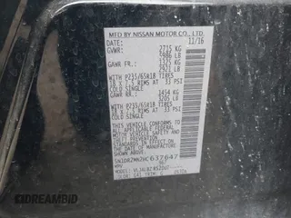 2017 Nissan Pathfinder SV z VIN 5N1DR2MN2HC637647, wystawiony jako IAAI lot #42668153 z przebiegiem 246 190 mil mil oraz . Historia ofert i sprzedaży dostępna na DreamBid. Obrazek 9.