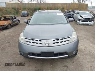2007 Nissan Murano SL with VIN JN8AZ08TX7W515009, listed as a IAAI auction lot 40735458 with 163,177 mi miles and . Bid and sale history available at carsss.com. Image 12.