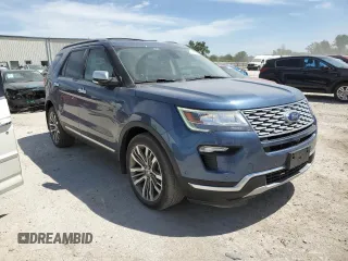 2018 Ford Explorer Platinum z VIN 1FM5K8HT3JGB02703, wystawiony jako Copart lot #57091735 z przebiegiem 90 921 mil mil oraz Szkoda całkowita • Salvage title. Historia ofert i sprzedaży dostępna na DreamBid. Obrazek 4.