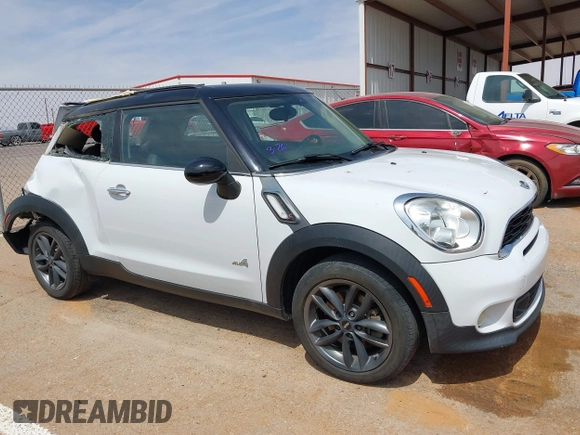 2013 MINI Paceman S ALL4 with VIN WMWSS7C51DWN51802, listed as a IAAI auction lot 41885786 with 96,386 mi miles and . Bid and sale history available at DreamBid. Image 13.
