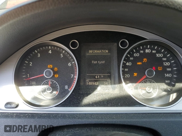 2013 Volkswagen CC Sport Plus with VIN WVWBP7AN8DE534718, listed as a Copart auction lot 50083635 with 148,942 mi miles and Salvage Title. Bid and sale history available at carsss.com. Image 9.