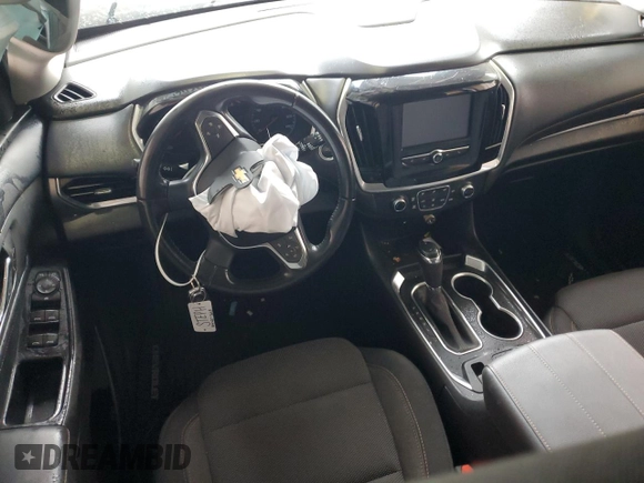 2019 Chevrolet Traverse LT Cloth with VIN 1GNERGKW4KJ313983, listed as a Copart auction lot 58828275 with Not provided miles and Salvage title. Bid and sale history available at DreamBid. Image 8.