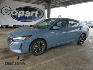 2024 Nissan Sentra SV with VIN 3N1AB8CV0RY206347, listed as a Copart auction lot 65030395 with 31,633 mi miles and Salvage title. Bid and sale history available at DreamBid. Image 1.