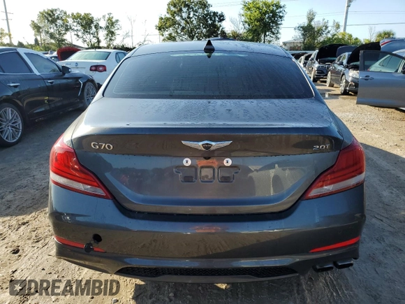 2020 Genesis G70 2.0T with VIN KMTG34LA5LU047685, listed as a Copart auction lot 73717104 with Not provided miles and Non repairable. Bid and sale history available at DreamBid. Image 6.