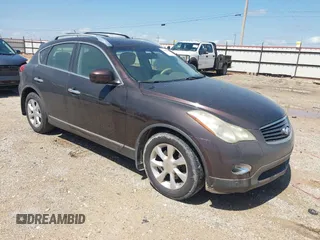 2010 Infiniti EX Journey with VIN JN1AJ0HR0AM757790, listed as a IAAI auction lot 42142688 with 182,619 mi miles. Bid and sale history available at carsss.com. Image 1.