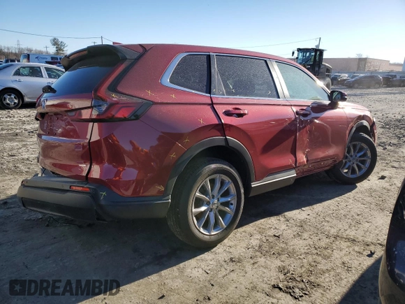 2025 Honda CR-V EX-L with VIN 2HKRS4H79SH424874, listed as a Copart auction lot 41631625 with Not Provided miles and Salvage Title. Bid and sale history available at DreamBid. Image 3.