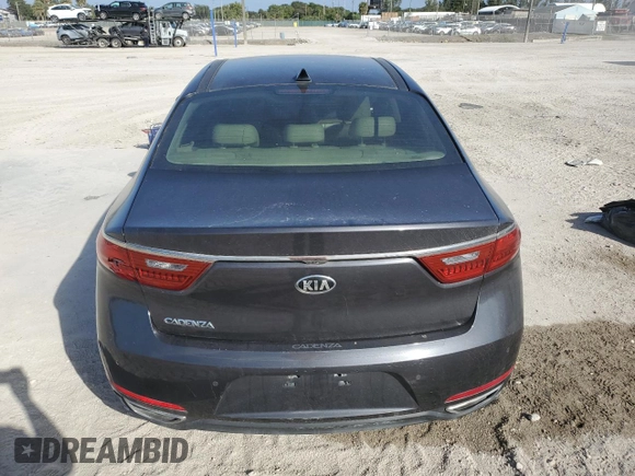 2017 Kia Cadenza Premium with VIN KNALC4J17H5072747, listed as a Copart auction lot 84694544 with 134,454 mi miles and Clean Title. Bid and sale history available at carsss.com. Image 6.