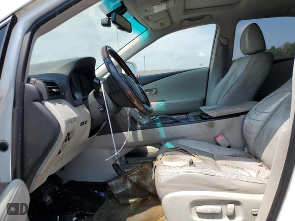 2011 Lexus RX 350 with VIN JTJBK1BA6B2013709, listed as a Copart auction lot 58414113 with 165,689 mi miles and Salvage Title. Bid and sale history available at DreamBid. Image 7.