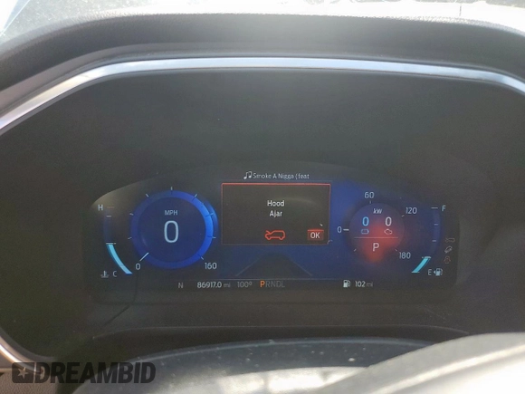 2020 Ford Escape Titanium Hybrid z VIN 1FMCU0DZ1LUC38345, wystawiony jako Copart lot #59628985 z przebiegiem 86 917 mil mil oraz Szkoda całkowita • Salvage title. Historia ofert i sprzedaży dostępna na DreamBid. Obrazek 9.