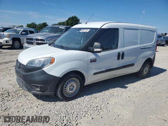 2017 Ram ProMaster City Cargo Tradesman with VIN ZFBERFABXH6F18310, listed as a Copart auction lot 60811265 with 41,930 mi miles and Salvage title. Bid and sale history available at DreamBid. Image 1.