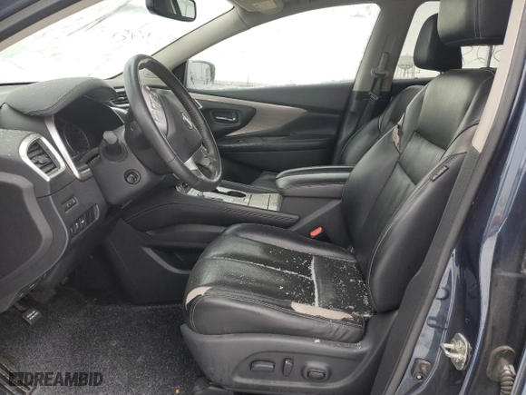 2017 Nissan Murano Platinum with VIN 5N1AZ2MH2HN150241, listed as a Copart auction lot 41864925 with 0 mi miles and Salvage Title. Bid and sale history available at carsss.com. Image 7.