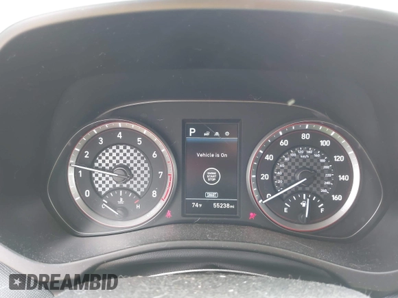 2019 Hyundai Veloster 2.0 with VIN KMHTG6AF6KU007430, listed as a IAAI auction lot 41923885 with 55,238 mi miles. Bid and sale history available at carsss.com. Image 7.