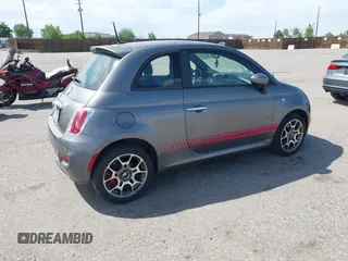 2012 FIAT 500 Sport with VIN 3C3CFFBR4CT303823, listed as a IAAI auction lot 42349347 with 145,773 mi miles and . Bid and sale history available at DreamBid. Image 4.