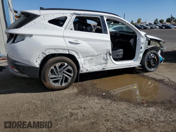 2025 Hyundai Tucson Limited with VIN 5NMJECDE3SH447681, listed as a Copart auction lot 79124454 with 1,446 mi miles and Salvage Title. Bid and sale history available at carsss.com. Image 3.