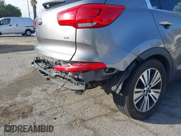 2015 Kia Sportage EX with VIN KNDPCCAC5F7723553, listed as a IAAI auction lot 40984662 with 44,227 mi miles and . Bid and sale history available at DreamBid. Image 18.