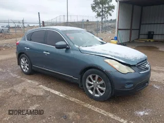 2008 Infiniti EX Journey with VIN JNKAJ09E68M302363, listed as a IAAI auction lot 41630537 with 217,871 mi miles. Bid and sale history available at carsss.com. Image 1.