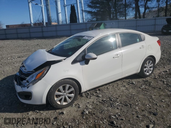 2014 Kia Rio EX z VIN KNADN4A39E6375275, wystawiony jako Copart lot #47278305 z przebiegiem 101 571 mil mil oraz Szkoda całkowita • Salvage title. Historia ofert i sprzedaży dostępna na DreamBid. Obrazek 1.