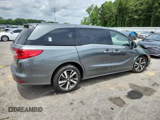2019 Honda Odyssey Elite z VIN 5FNRL6H92KB026530, wystawiony jako Copart lot #58781465 z przebiegiem 105 878 mil mil oraz Szkoda całkowita • Salvage title. Historia ofert i sprzedaży dostępna na DreamBid. Obrazek 3.