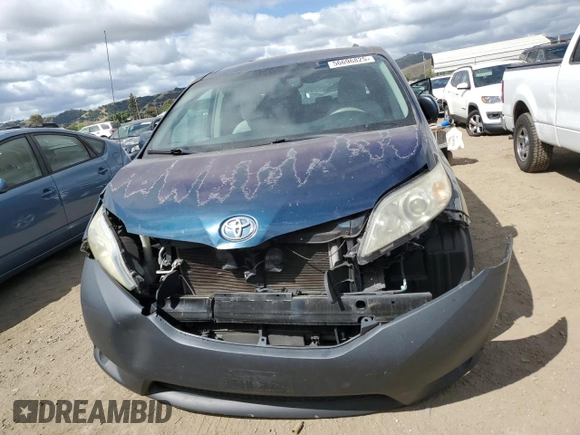 2011 Toyota Sienna LE AAS with VIN 5TDKK3DC6BS063967, listed as a Copart auction lot 56696825 with 196,679 mi miles and Salvage Title. Bid and sale history available at DreamBid. Image 5.