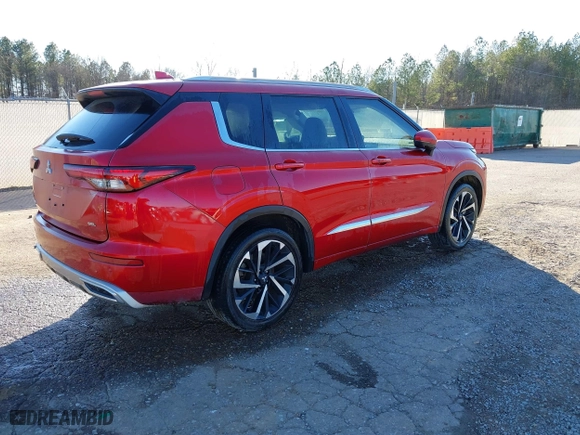 2023 Mitsubishi Outlander SEL with VIN JA4J3VA82PZ012003, listed as a IAAI auction lot 41216217 with 55,213 mi miles. Bid and sale history available at carsss.com. Image 4.