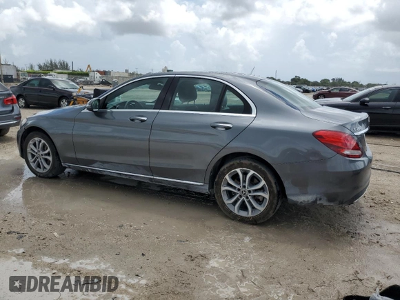 2018 Mercedes-Benz C 300 z VIN WDDWF4KB4JR312095, wystawiony jako Copart lot #60229255 z przebiegiem 105 109 mil mil oraz Szkoda całkowita • Salvage title. Historia ofert i sprzedaży dostępna na DreamBid. Obrazek 2.