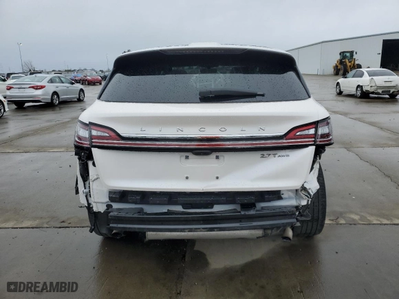 2019 Lincoln Nautilus Reserve with VIN 2LMPJ8LP2KBL66885, listed as a Copart auction lot 36005273 with 53,745 mi miles. Bid and sale history available at carsss.com. Image 6.