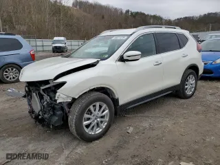 2019 Nissan Rogue SL with VIN 5N1AT2MV5KC736653, listed as a Copart auction lot 48371235 with 45,966 mi miles and Salvage Title. Bid and sale history available at carsss.com. Image 1.