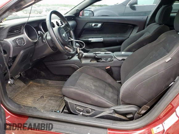 2019 Ford Mustang GT with VIN 1FA6P8CF5K5118450, listed as a Copart auction lot 58513015 with 29,354 mi miles and Salvage title. Bid and sale history available at DreamBid. Image 7.