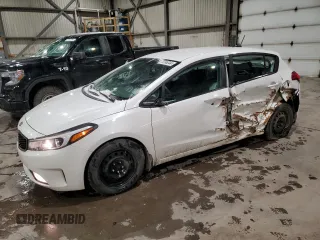 2018 Kia Forte5 LX with VIN KNAFK5A81J5772286, listed as a Copart auction lot 85996344 with 130,005 mi miles and Salvage Title. Bid and sale history available at carsss.com. Image 1.