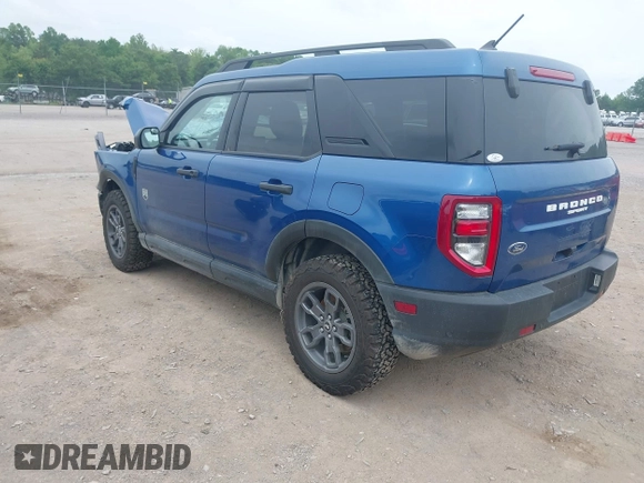 2023 Ford Bronco Sport Big Bend z VIN 3FMCR9B62PRD70686, wystawiony jako IAAI lot #42168218 z przebiegiem 35 985 mil mil oraz . Historia ofert i sprzedaży dostępna na DreamBid. Obrazek 3.