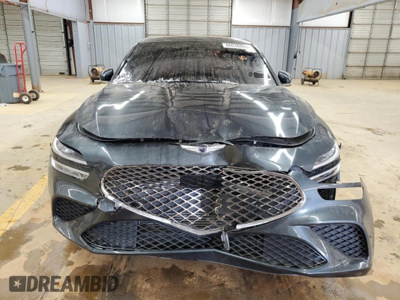 2022 Genesis G70 2.0T with VIN KMTG34TA1NU088981, listed as a Copart auction lot 88038865 with 29,407 mi miles and Salvage Title. Bid and sale history available at DreamBid. Image 5.